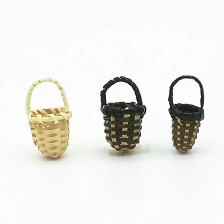 

Latest Designs Jewelry Earrings Finding Rattan Woven Small Basket Components