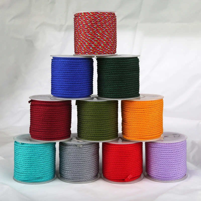 

XuQian  Craft Rat Tail String Nylon Suede Craft Cord For DIY Jewelry, Colors customized