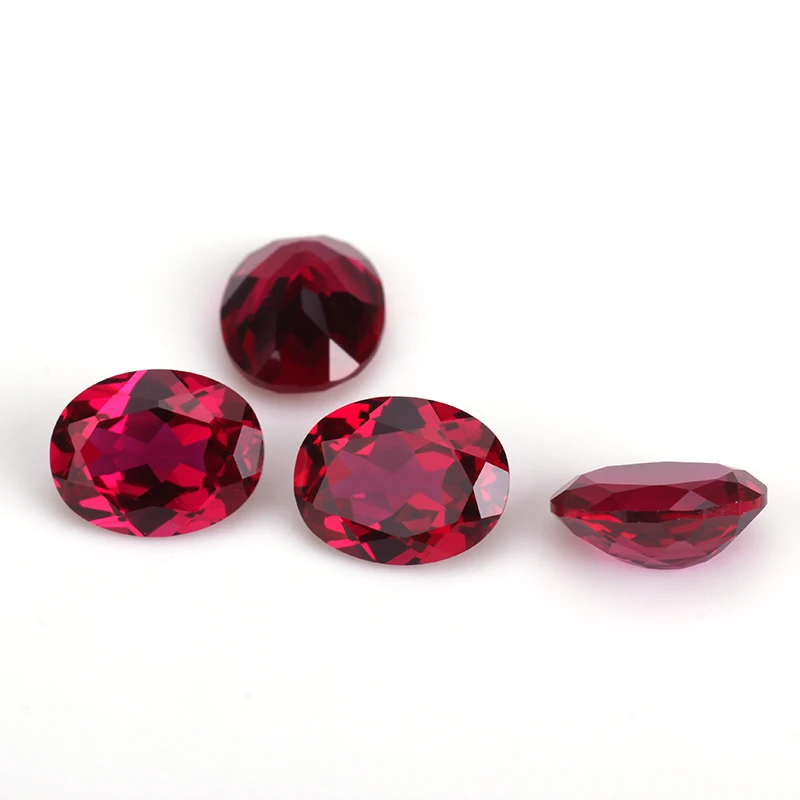 Free Sample Ruby Corundum Oval Shape Synthetic Corundum Price - Buy ...