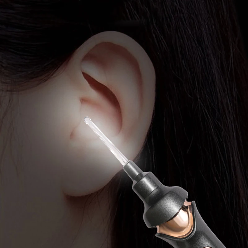 

1pc Portable Vacuum Ear Cleaner Machine Electronic Cleaning Ear Wax Removes Earpick Cleaner Prevent Ear-pick Clean Tools Care