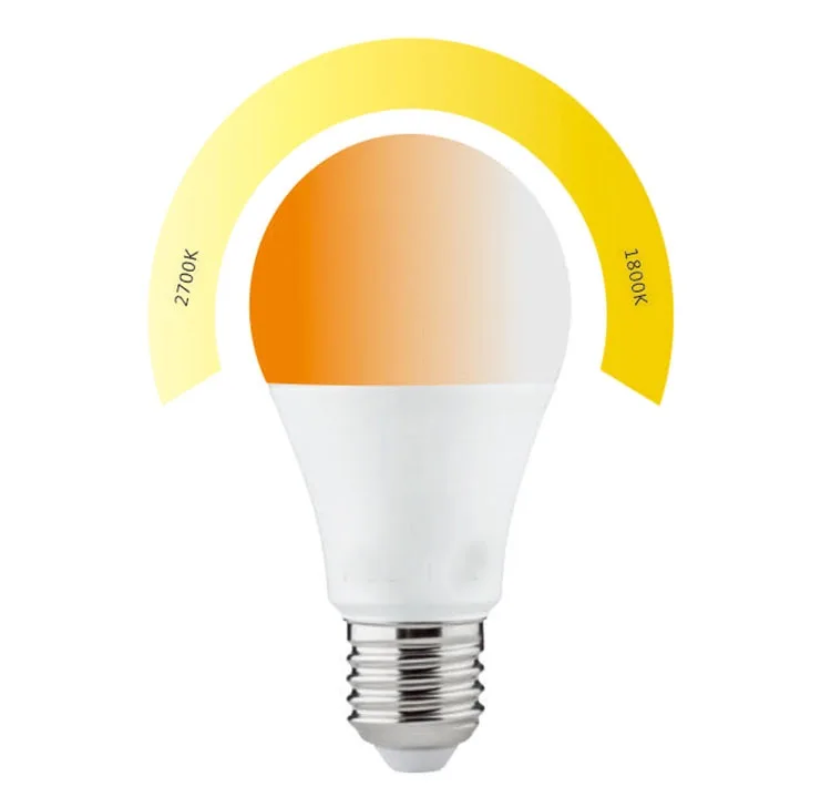 Dimmable led light dim to warm 10W 806lm warm white E27 led bulb