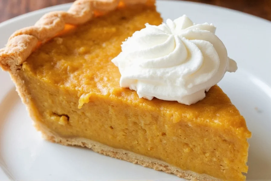 Perfect golden butterscotch cinnamon pie with flaky crust and creamy filling, served with whipped cream
