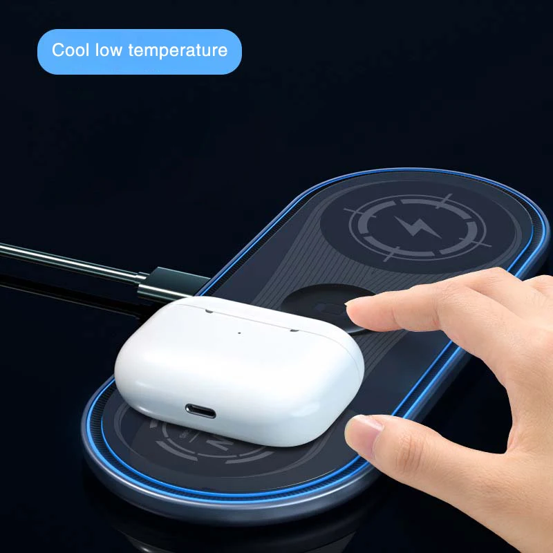 

2022 News 3 in one QI wireless fast chargers mobile phone universal smart wireless charging