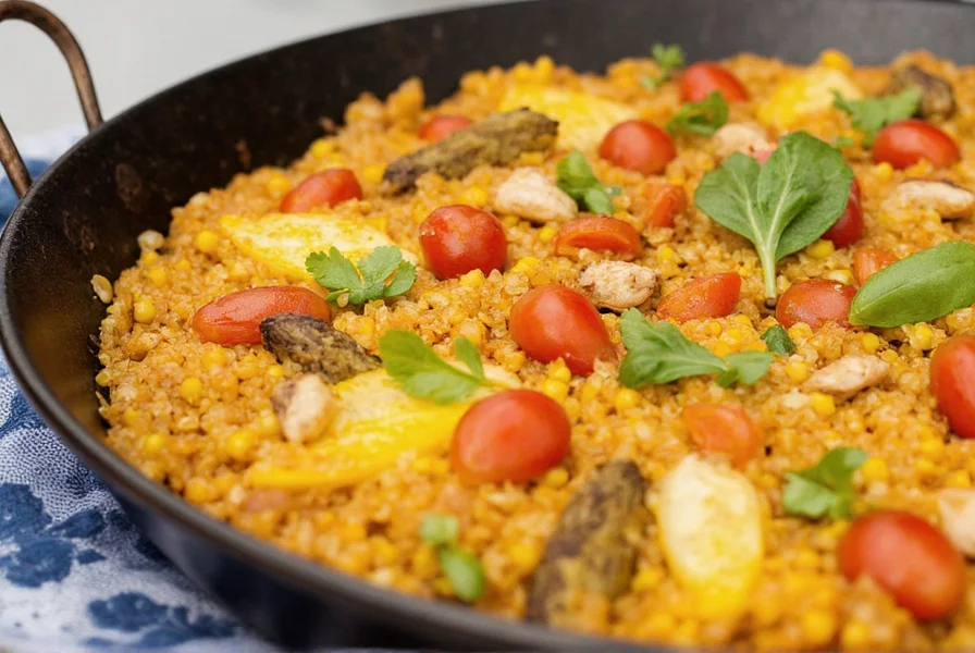 Ingredients for paella