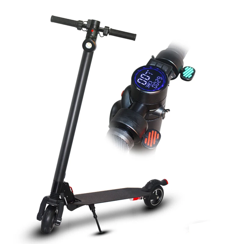 

Wonderful Top Speed 28km patinete electrico Powerful Patinete Electrico Pro Electric Scooter for Adult folding scooters, Black