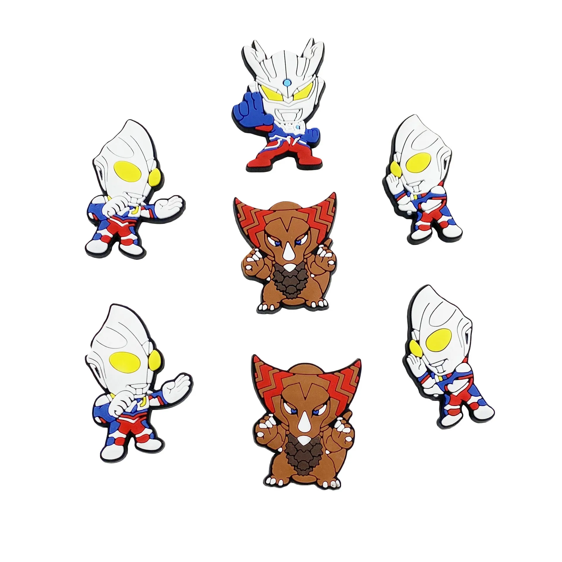 

japanese anime soft pvc rubber shoe lace charms for croc clog shoes decoration custom charms for wholesale