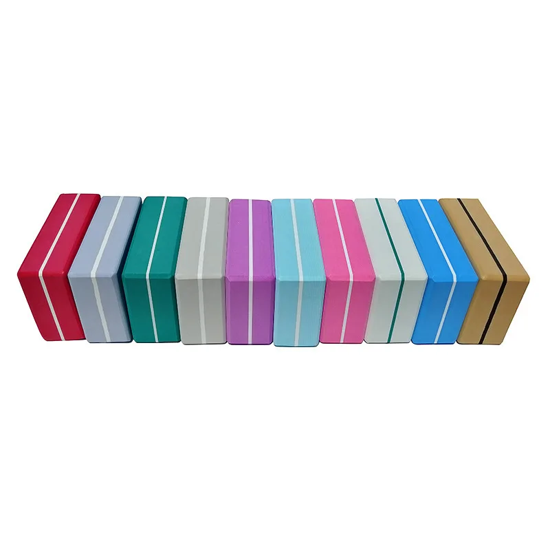 

Factory Price Custom Logo Light Weight Non-Slip High Density Eco Friendly EVA Recycled Foam Kids Yoga Block