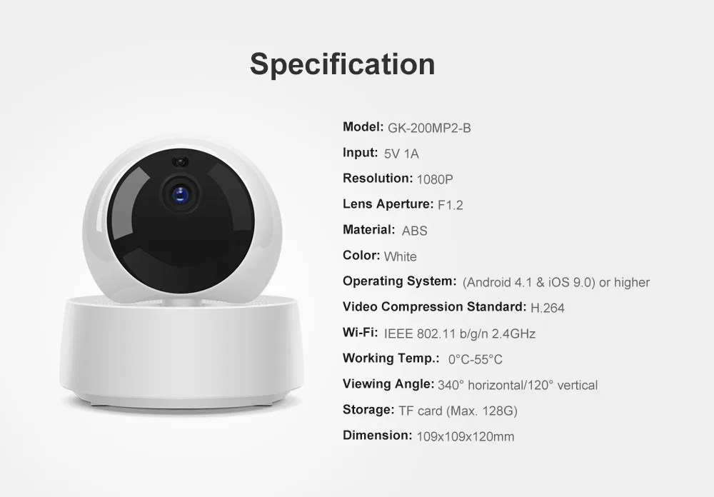 Itead Sonoff Gk 0mp2 B 1080p Hd Mini Wifi Smart Camera Smart Home Security Camera 360 Wireless Ip Camera Via E Welink Control Buy Sonoff Wirelsess Ip Camer Hd Mini Wifi Smart Camera Product On Alibaba Com