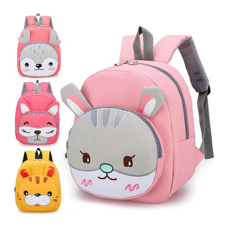 

Top fashion students school book backpack teen backpacks girls bag children waterproof animal backpack, Solid colour