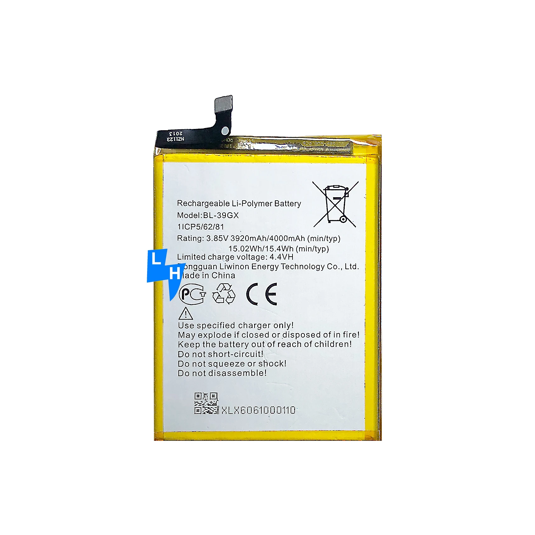 

4000mAh BL-39GX X573 mobile phone battery for infinix Hot S3 battery rechargeable batteries