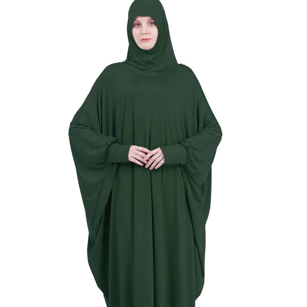 

Dubai Turkey Muslim Dress Kaftan Marocain Modest Khimar Hijab Abaya Hot Sale Muslim Brand Name Islamic Clothing Women Jilbab, 9 colors