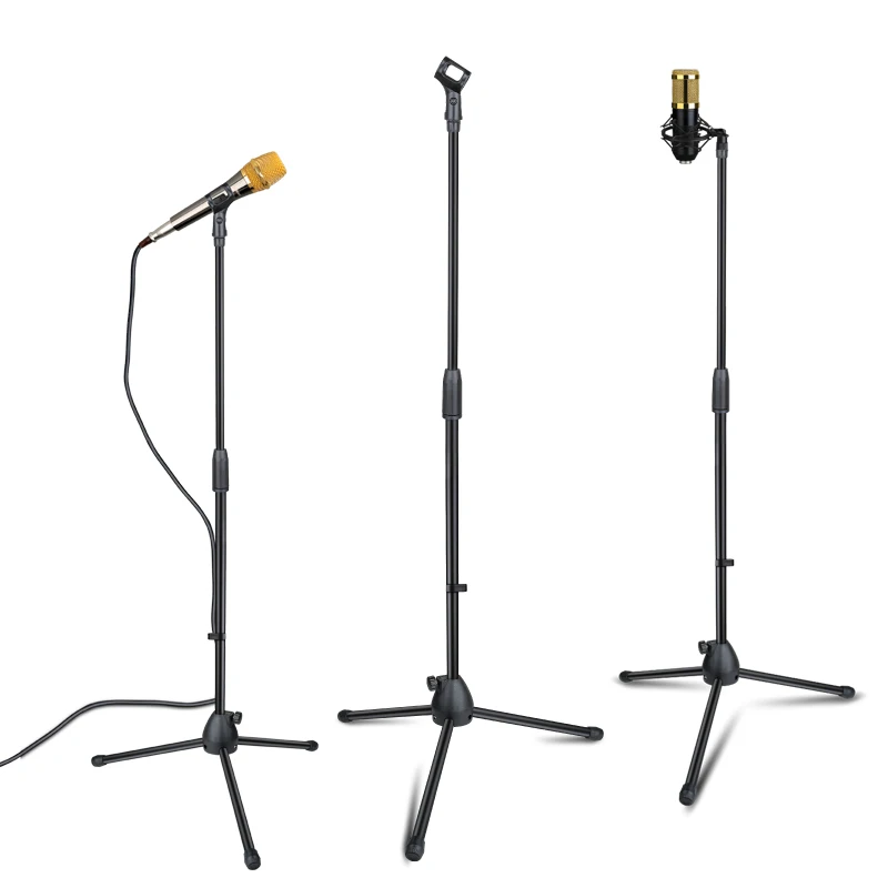 

KO-CIN-811 Tripod microphone stand professional floor stand stage live microphone stand manufacturer