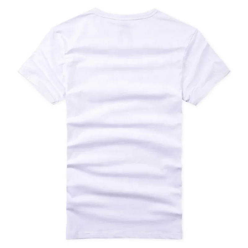 

Fashion Simple Solid Color Cotton Men's T-shirts, Black/white/gray