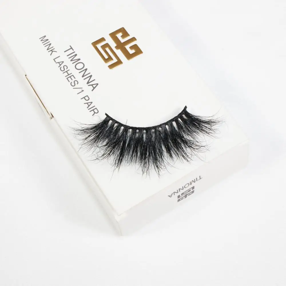 

Timonna Free Sample Eyelash Packaging Box 3d Silk Black Lashes Custom Oem Customized Fur Magnetic Long Style Time