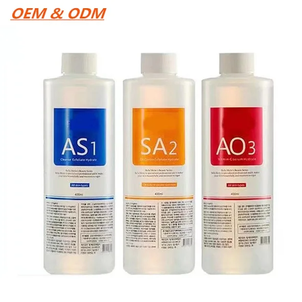 

AS1 SA2 AO3 400ml Facial Special Liquid Serum Aqua Peel Microdermabrasion Machine Solution