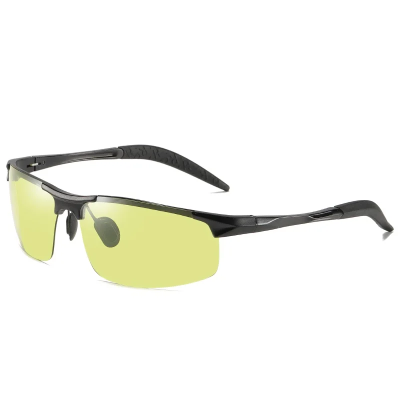 

night vision glasses Al-Mg metal frame Polarized men sunglasses drive glasses
