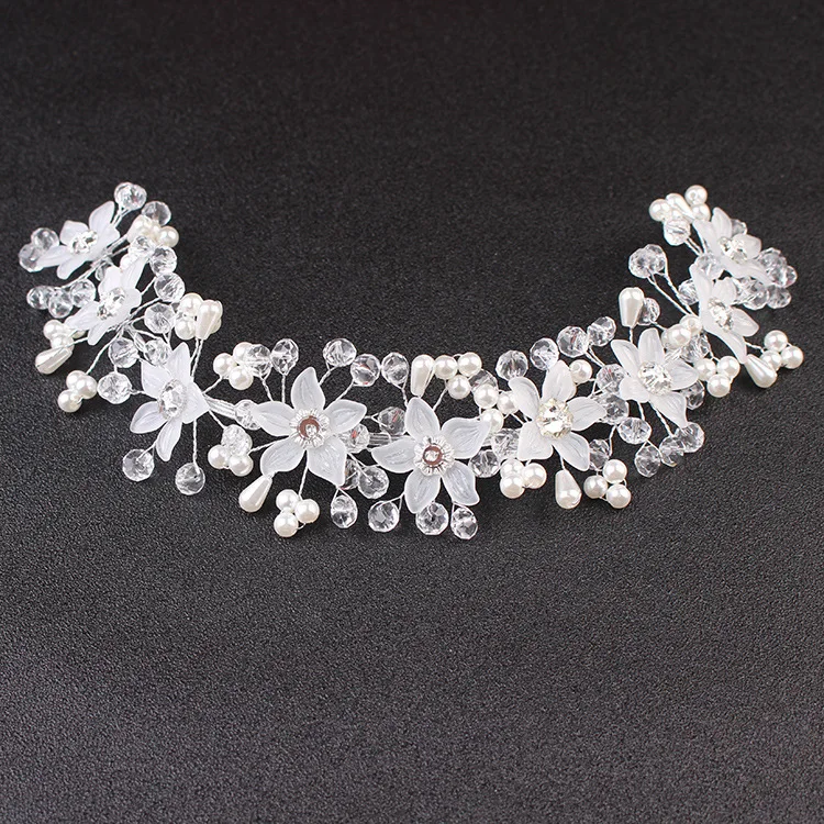Wedding Bride Headgear Handmade Floral Ornaments Wedding Hair Accessories Corolla Accessories