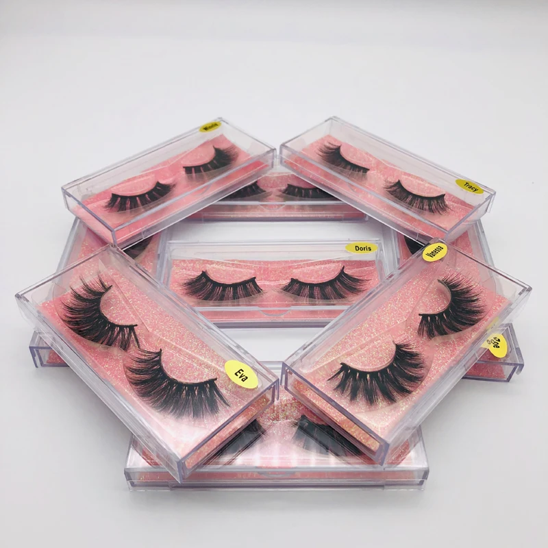 

New Mink Lashes 3D Mink Eyelashes 100% Cruelty free Lashes Handmade Reusable Natural Eyelashes Popular False Eeye Lashes Makeup