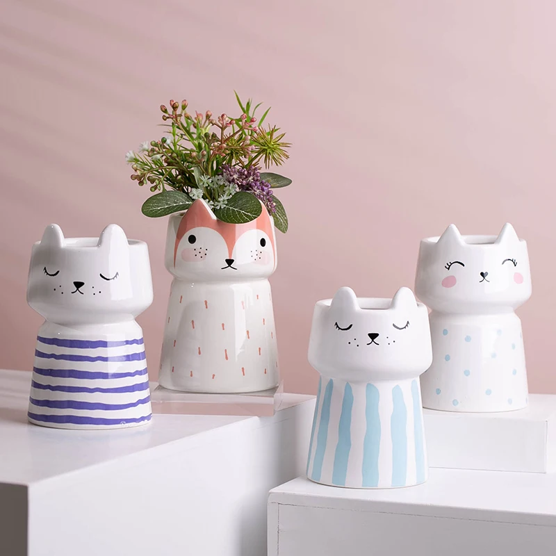 

Mother's Day Gift Home Decoration Colourful Ceramic Pot Mini succulent plant pot