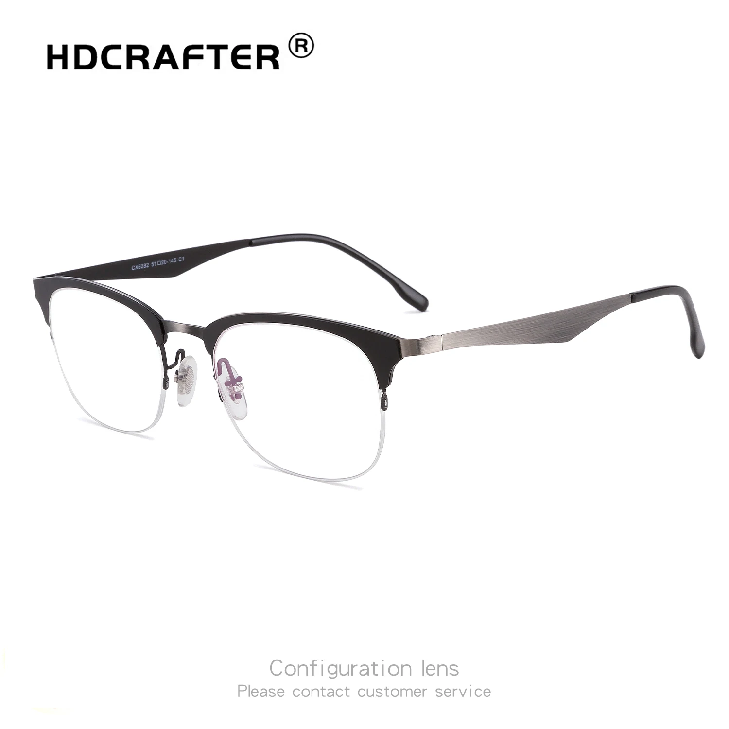 

New Alloy Business Men glasses Frame for men aluminum square shades classic optical glasses metal eyeglasses prescription CE