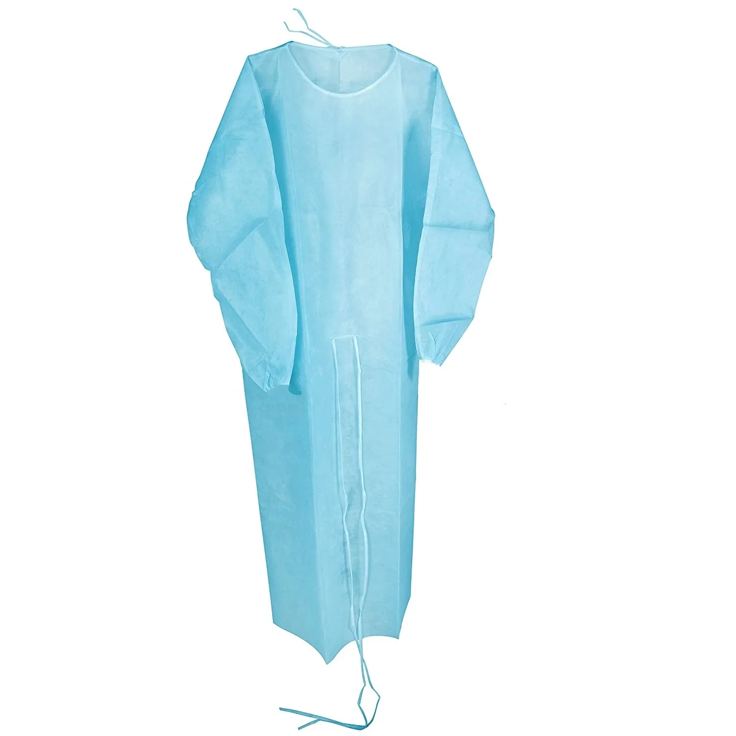 

Waterproof breathable non medical use protective disposable coverall Isolation Gown, Blue,white