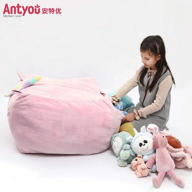 soft toy storage bean bag