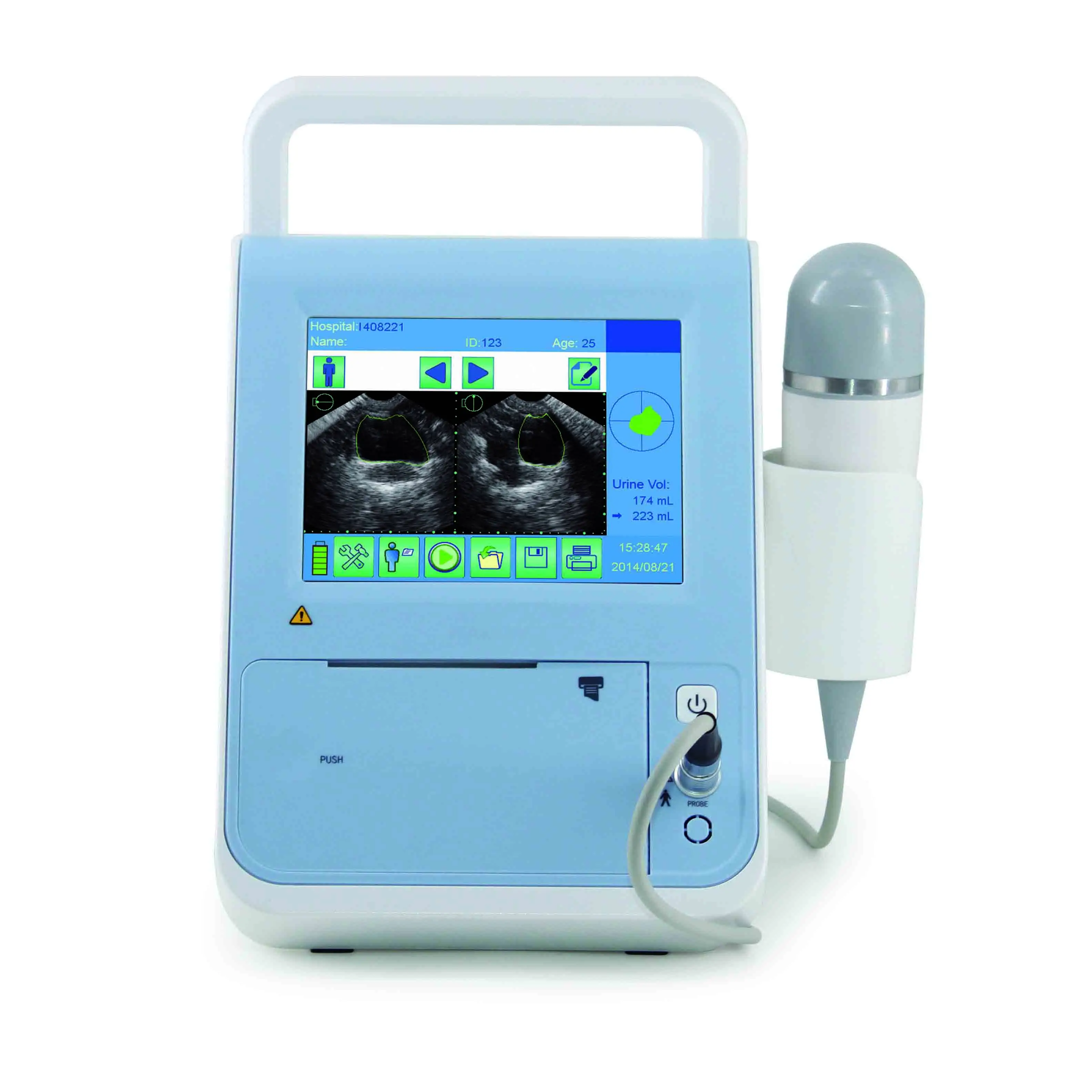 
CE approved USB port available ultrasound bladder scanner with 3D probe for urology and obstetrics 