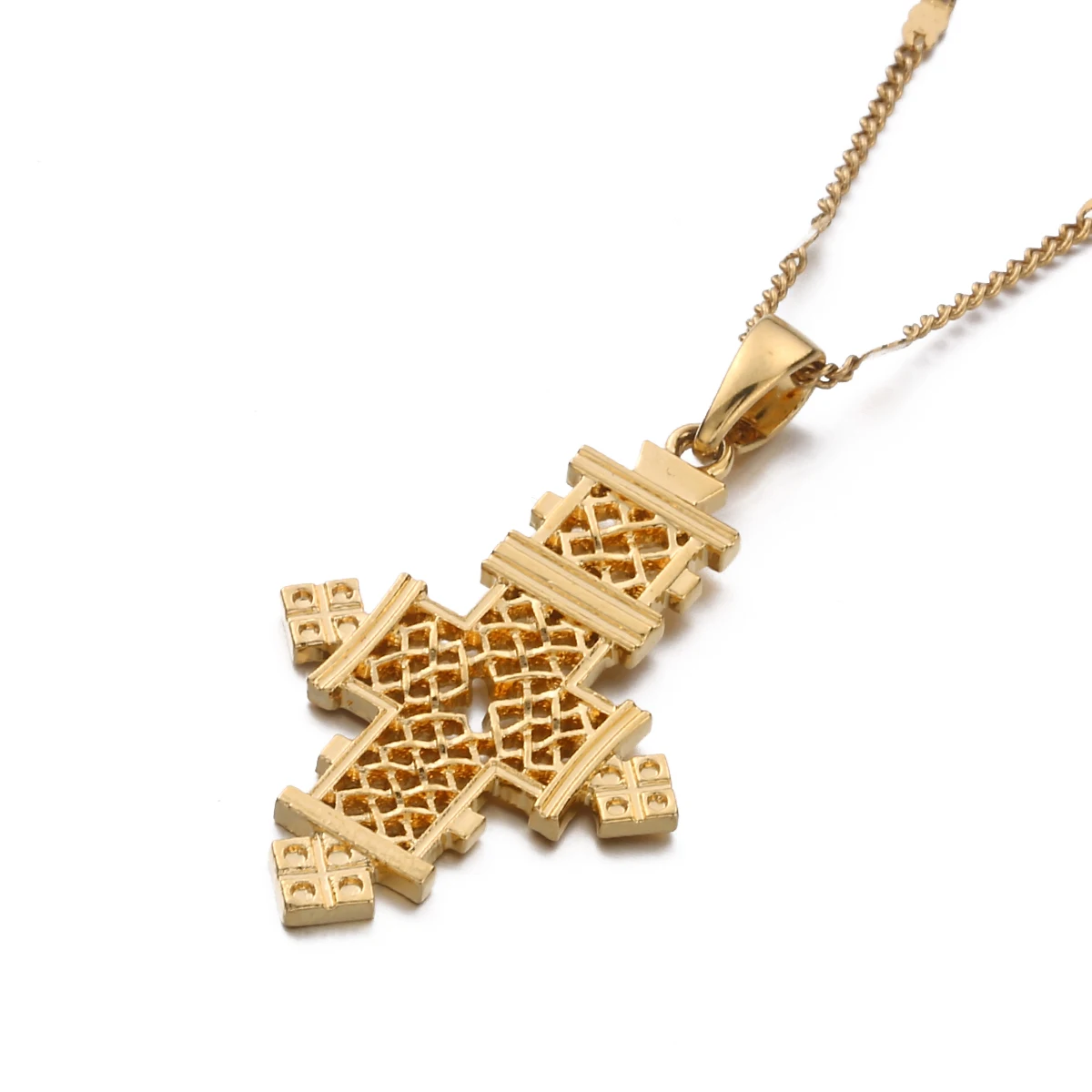 CB Gold Jewelry Ethiopian Cross Pendant Necklaces Jewelry Pendant India |  Ubuy