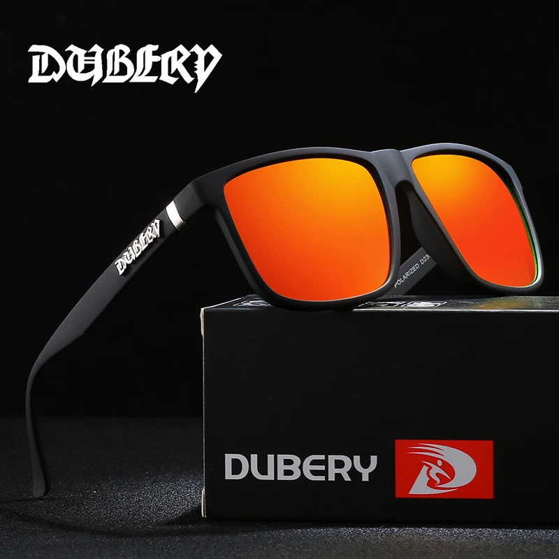 

DUBERY D230 new style fashion 2021 square sunglasses wholesale UV400 outdoor sports polarized sunglasses, Custom color