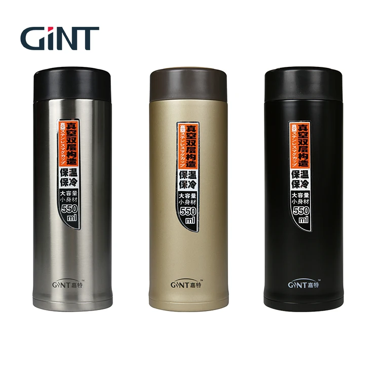 

300ML 450ML 550ML Double walle Stainless still vacuum bottle water bottle thermo leak proof insulated coating water cup father, Customized colors acceptable