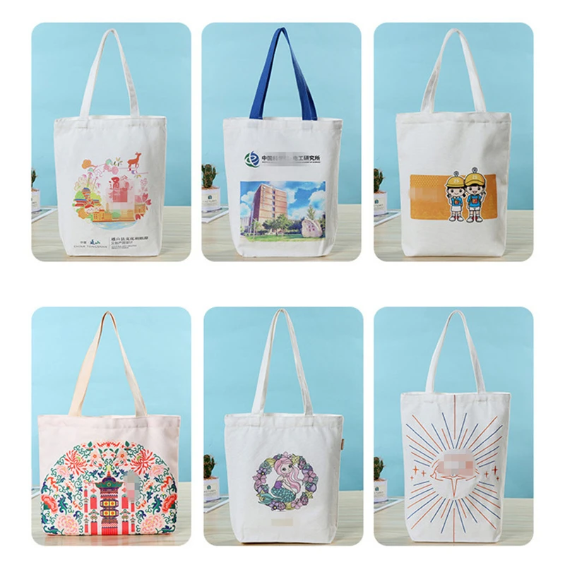 

Makeup Shopping Duffle Bag Small Waxed Canvas Tote Bag Cotton Canvas Custom Canvas Bag With Custom Printed Logo