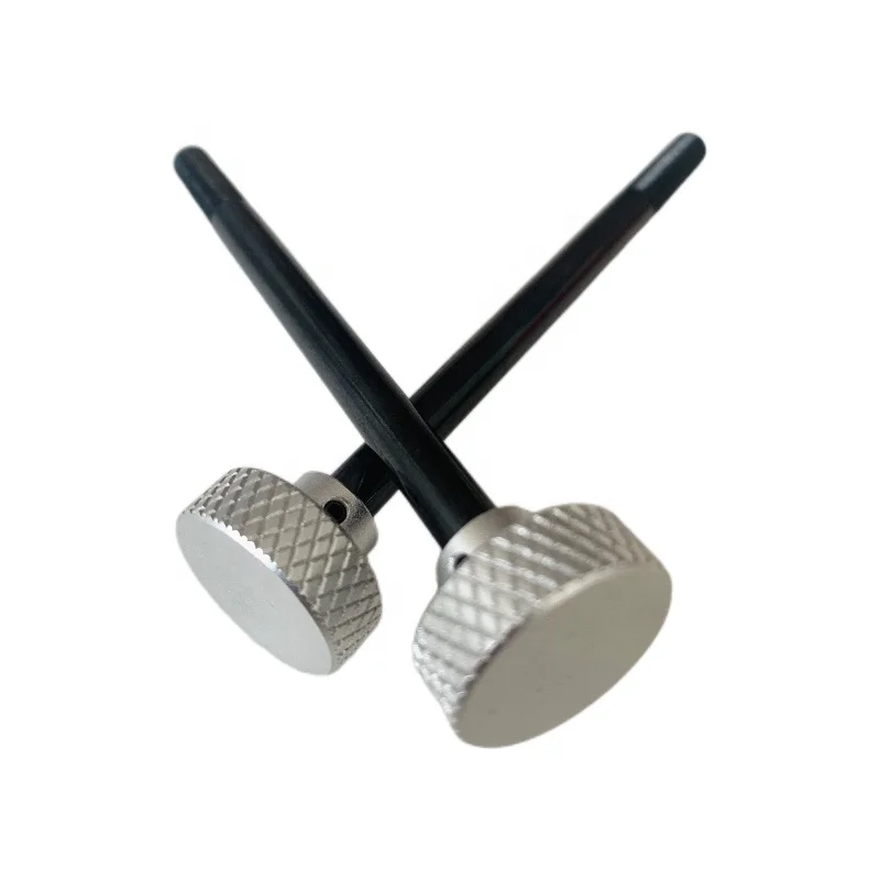 Custom Studded Assembled Long CNC Machining Aluminum Knurled Control Knobs
