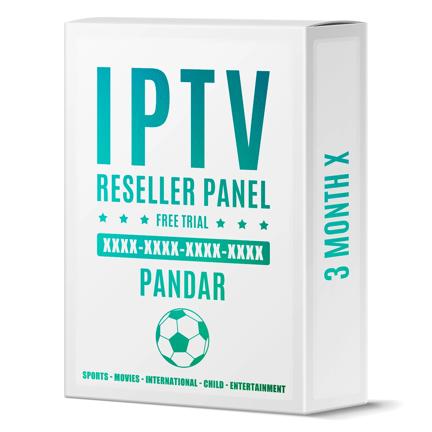 

2021 World IPTV code free trial Pandar Set Top Box Reseller Panel m3u iptv subscription 4k hd Android tvbox 3 months X