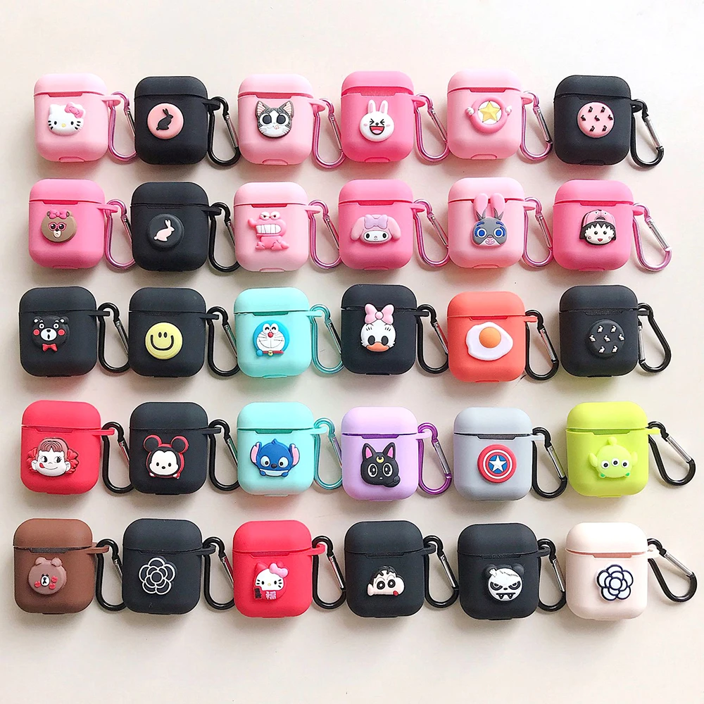 

2020 Laudtec Custom Designers 3d Cute Protective Case For Airpod Silicone Case For Airpods 2 Fundas Para Headphone Case Cover