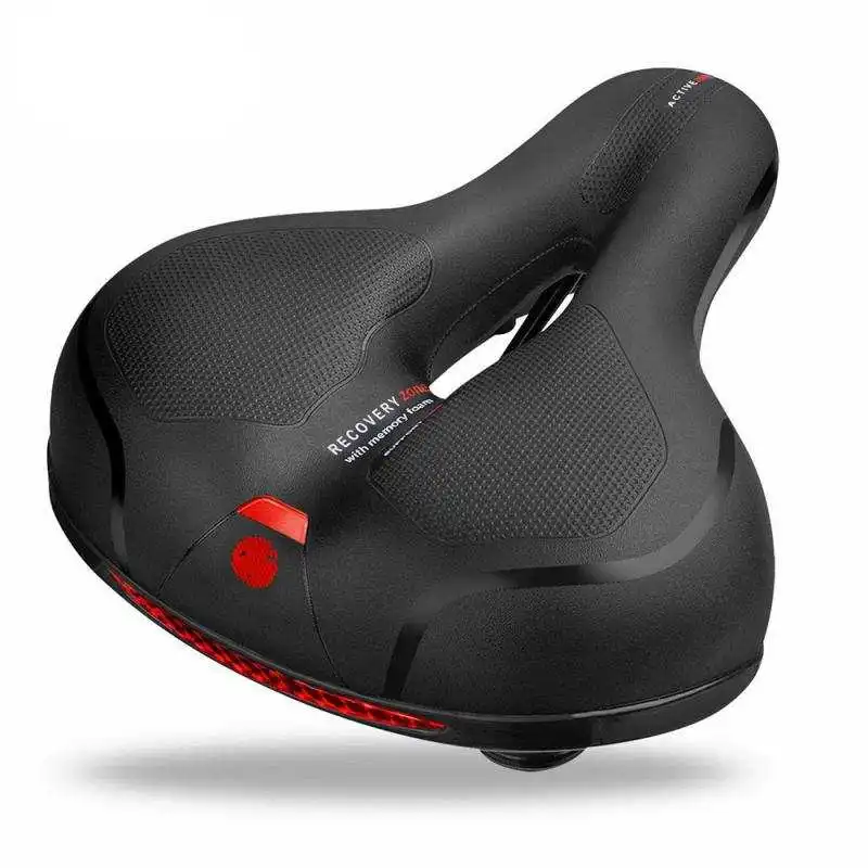 

Bicycle Seat,Big Butt Saddle Bicycle Saddle,Mountain Bike Seat Bicycle Accessories Shock Absorber Spring Saddle Bike seat mat, Black/red, black/blue, black/yellow