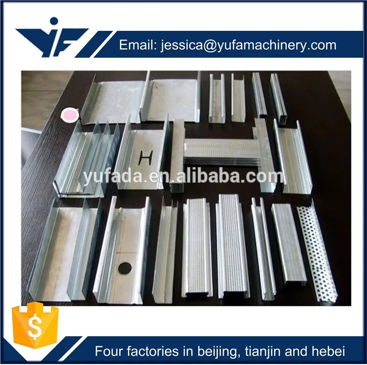 
Omega Light Steel Keel hat shape channel roll forming machine 