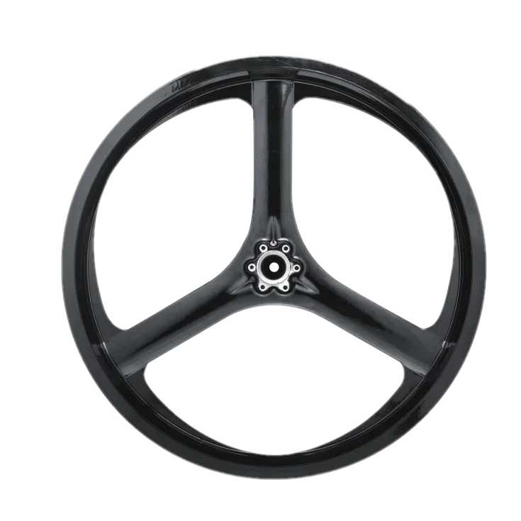 20 Inch Snow Bike Rims Fat Bicycle Wheels Sand Beach Bike Wheel 3 Spoke  Magnesium Alloy Powder Coated Rims for Snow Bike