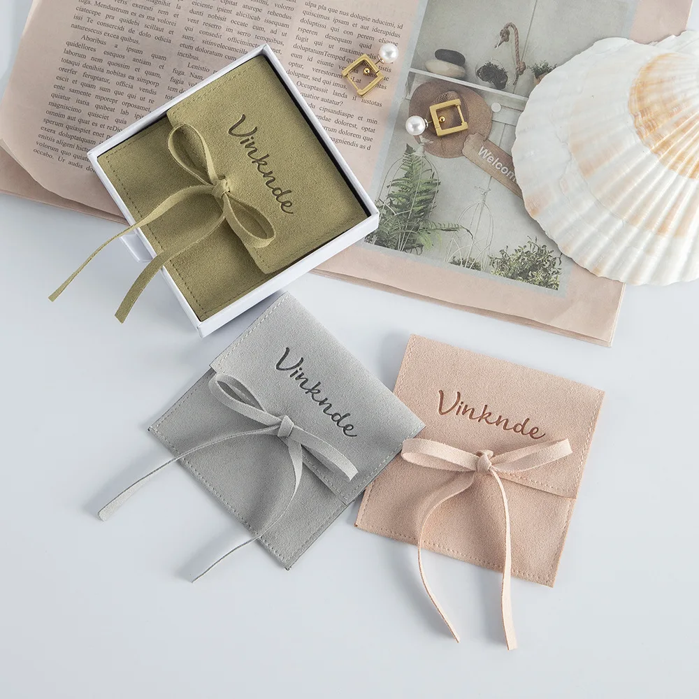 

Jewelry Microfiber Bag Gift Packaging Pouch Bag Wholesale 6*6cm Jewelry Pouch With Logo Microfiber Jewelry Pouch