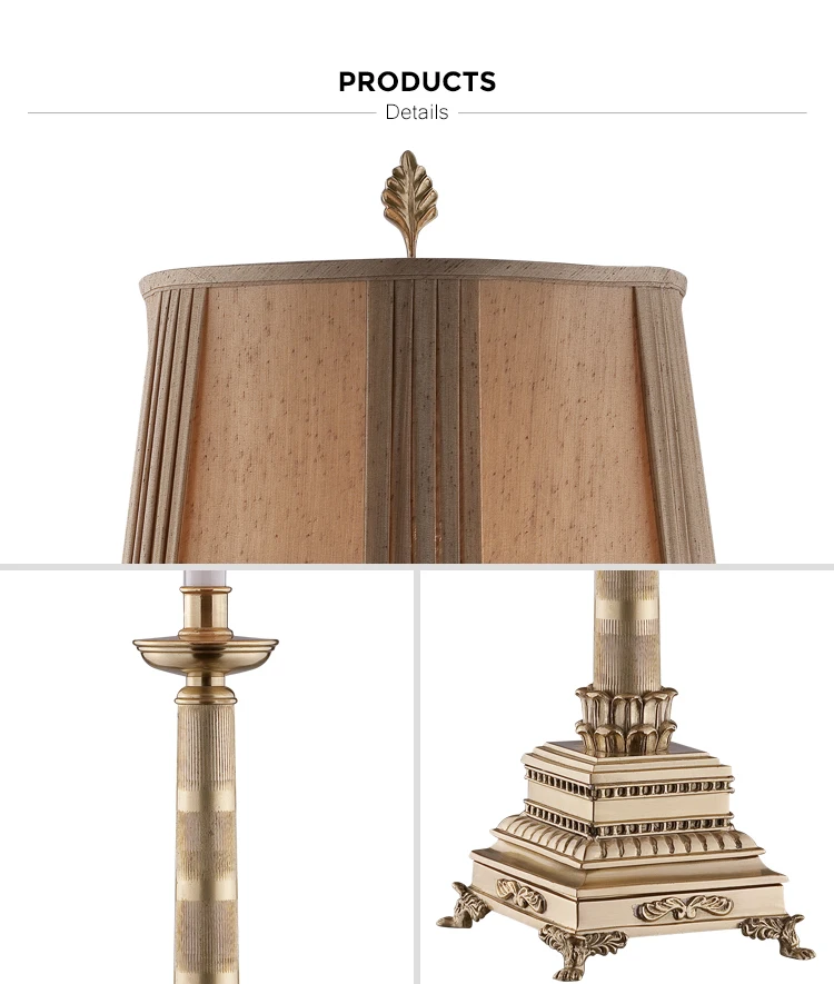 solid brass creative table lamp