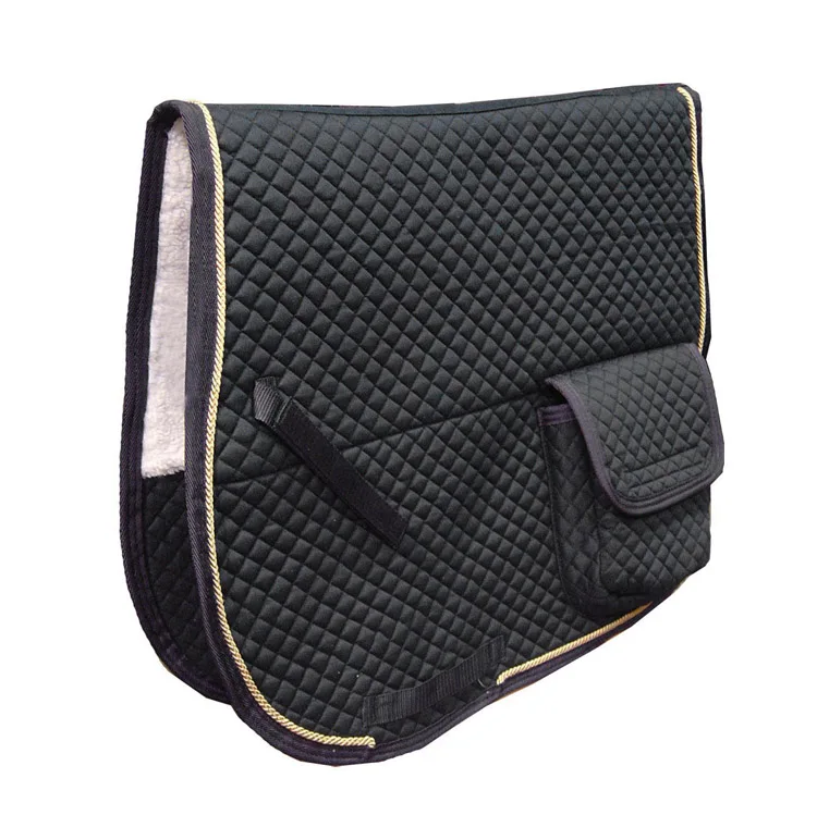 Comfortable Sheepskin Horse Saddle Pads Equipments Horse Endurance Set