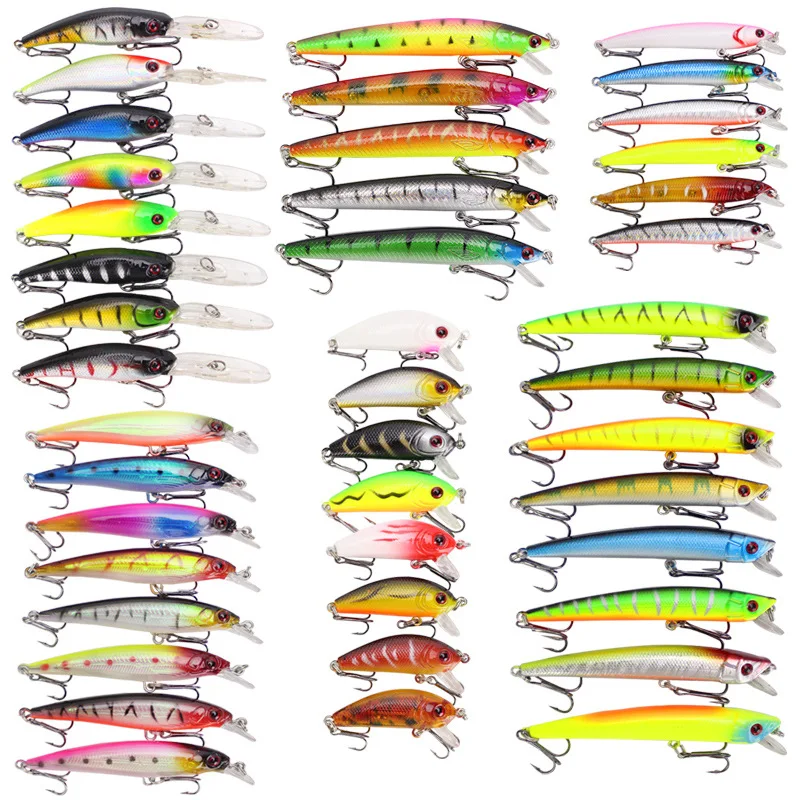 

Wholesale 43 Assorted Alice Bass Classic Lure Bait Set