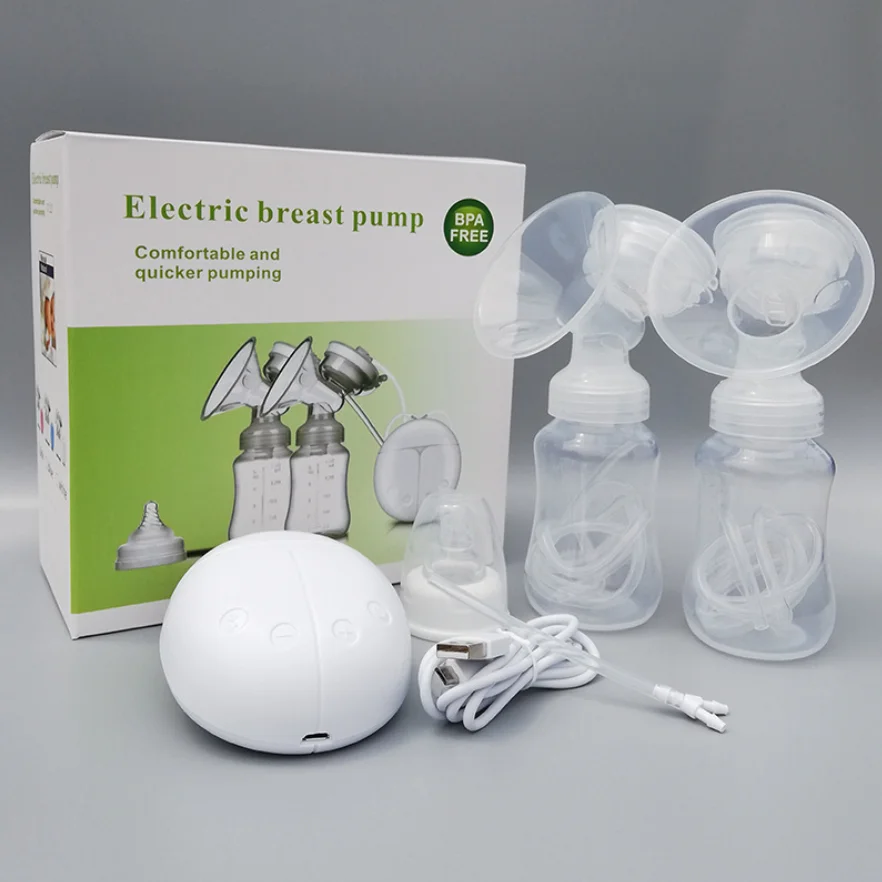 

BPA Free Electric Breast Pump Dual Electric Milk Extractor with Milk Bags