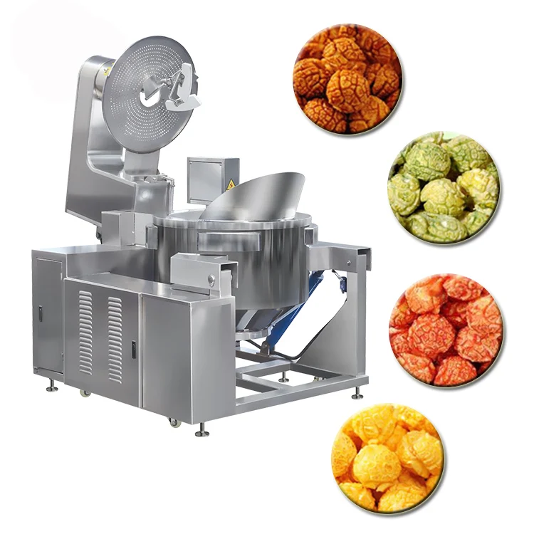 
Cheap Price Industrial Large Capacity Gas Electric Commercial Caramel Mushroom Popcorn Machine For Sale 