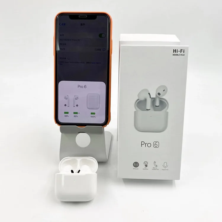 

Innoliance Pro 6 Mini Tws Wireless Bt Earbuds Earphones, White