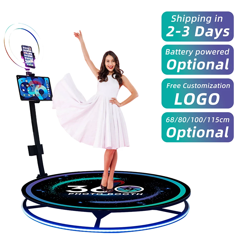 

Hot Sale Slow Motion custom sheet metal portable automatic 360 Degree Photo Booth