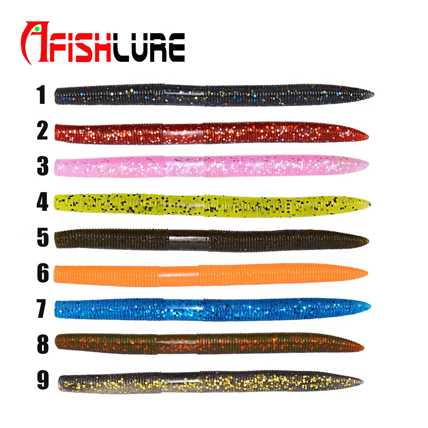 100mm 8.4G 10 Colors Artificial Soft Fish Lure PVC Fishing Bait for  Freshwater and Saltwater - China Soft Bait and Soft Lure price