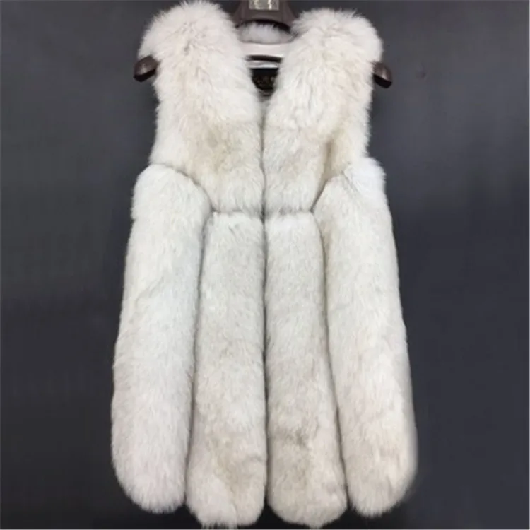 

YQ267 free shipping Fashionable factory wholesale women winter fur vest natural fox fur gilet women waistcoat warm fur coats