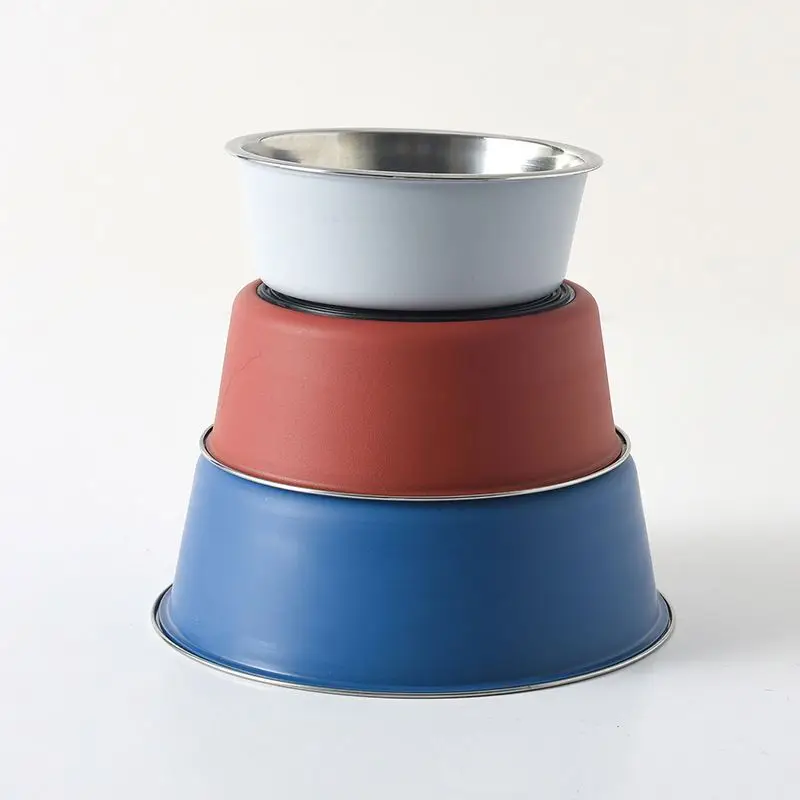 

CWW Factory Wholesale Stainless Steel Cat Bowl Pet Food Bowl Dog Water Bowl