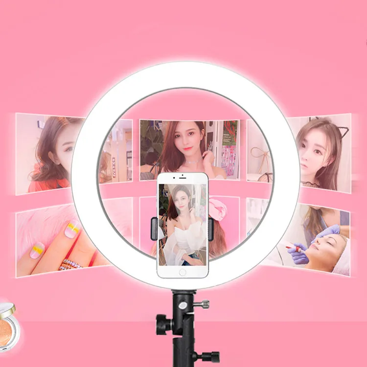 

Professional  33cm camera selfie fill lamp led camera ring light with stand