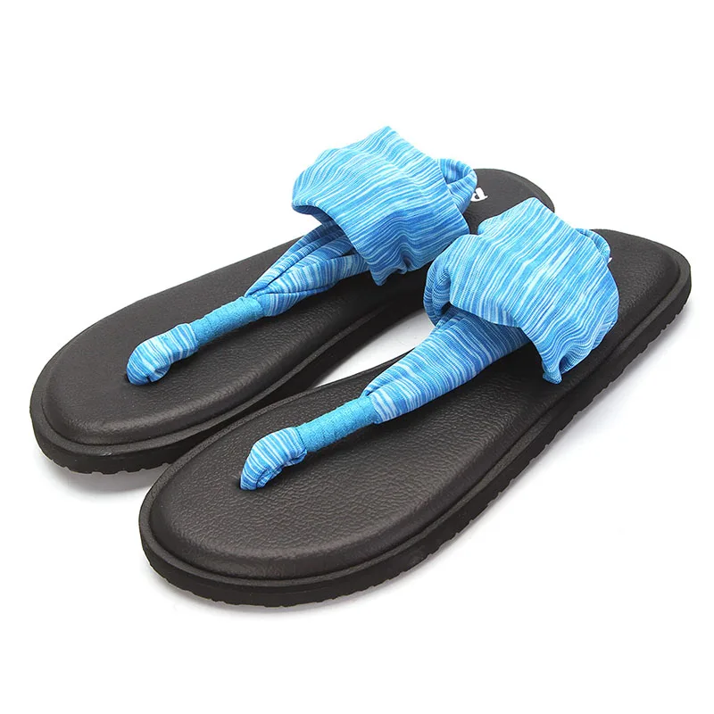 

RW722 Wholesale Fashion High Heel Shoes Women Flower Flip Flops Beach Wedges High Heel Sandals Shoes, Customized color